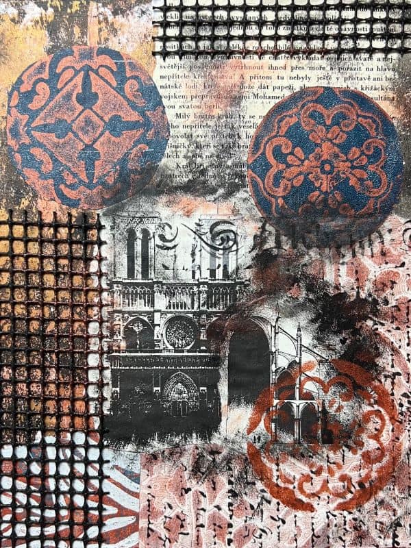 Koláž Mixedmedia